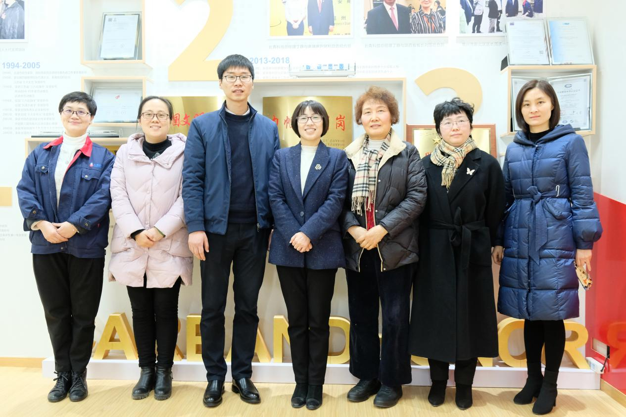 区妇联、科技局领导一行走访长青科技